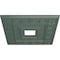 Ekena Millwork Eris Ceiling Medallion (Fits Canopies up to 9 7/8"), 18"W x 18"H x 3 1/2"ID x 1 1/8"P, Cloud Burst CM18ERCBF - alternate 2